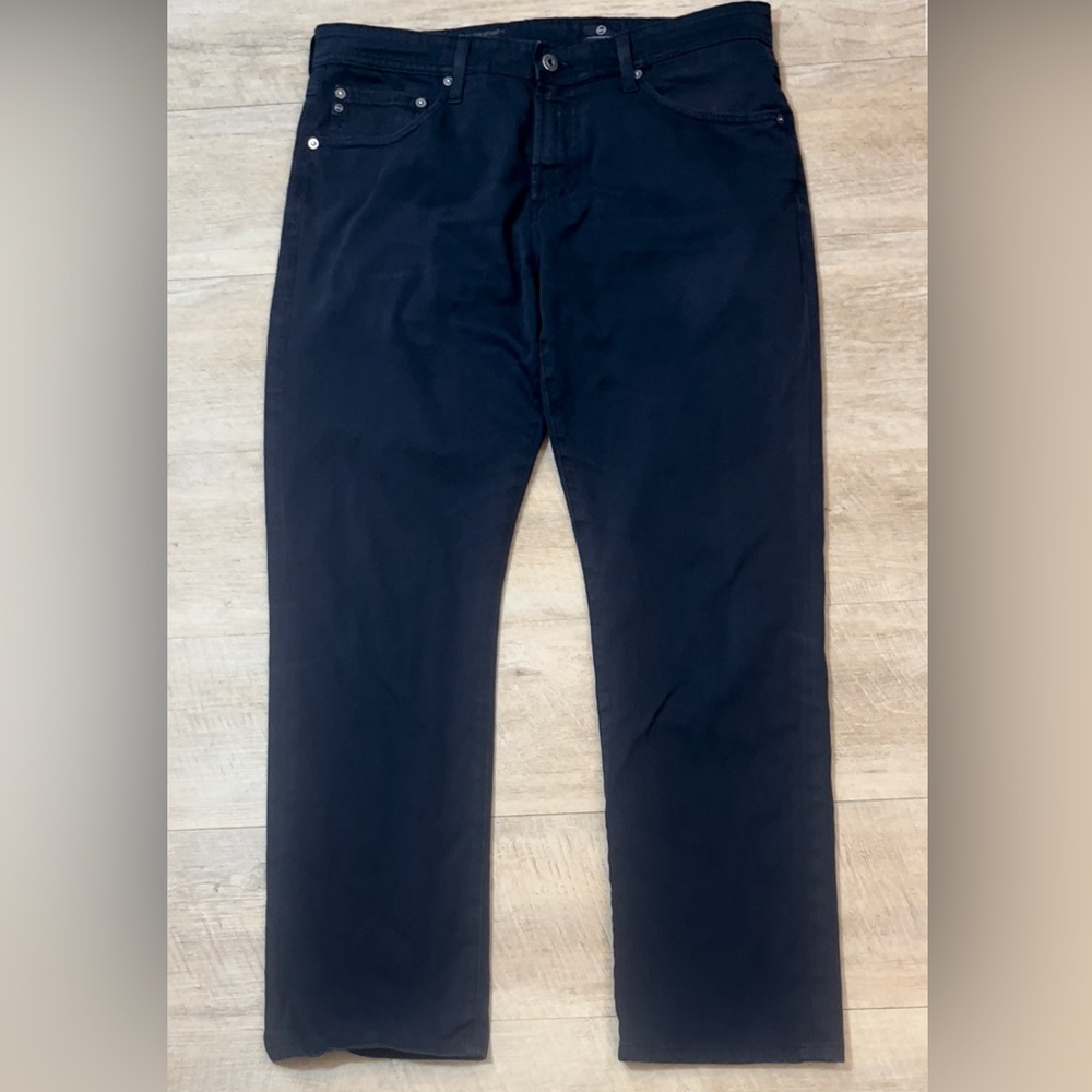 AG Adriano Goldschmied Black Men's Pants